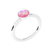 NBP42-OP22-50 Stříbrný prsten s opálem