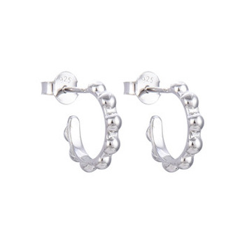 NB-3718 Stříbrné náušnice kroužky