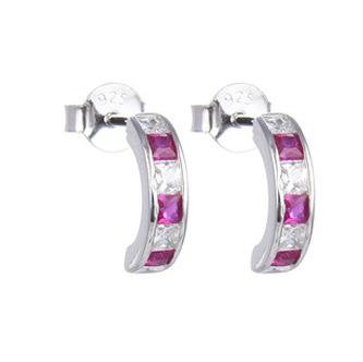 NB-3715 Stříbrné puzetové náušnice