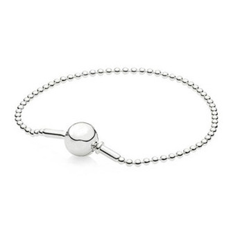 LV956-19 Stříbrný náramek na navlékání korálků