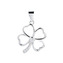 NB-4304 Stříbrný přívěšek čtyřlístek - čtyřlístky