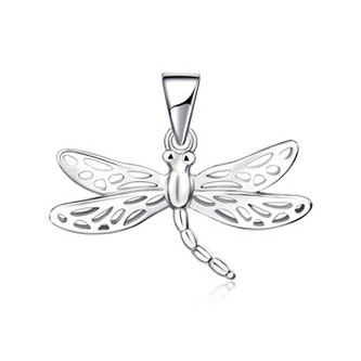 NB-4577 Stříbrný přívěsek - vážka