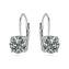 NB-3779 Stříbrné náušnice s kulatým zirkonem