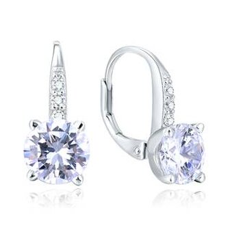 NB-3576 Stříbrné náušnice se zirkony