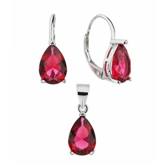 NB-9029 Stříbrná souprava šperků