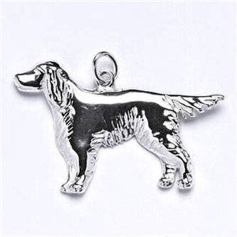 CS3109 Stříbrný přívěšek pes setr - zvířátka