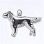 CS3109 Stříbrný přívěšek pes setr - zvířátka