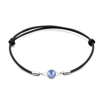 SX129-LS Stříbrný náramek s Crystals from Swarovski® Light Sapphire