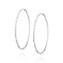 NB-3492 Stříbrné náušnice kruhy 55 mm