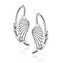 NB-3197 Stříbrné náušnice andělská křídla