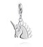 NB-4224 Dětský stříbrný přívěšek s karabinkou