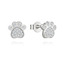 NB-3953 Stříbrné náušnice psí tlapky - zvířátka