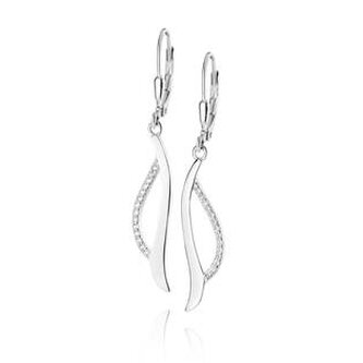 NB-3390 Visací náušnice se zirkony