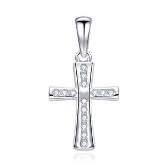 NB-4356 Stříbrný přívěšek křížek