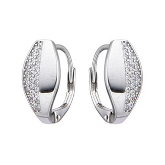 NB-0002 Stříbrné náušnice na klapku