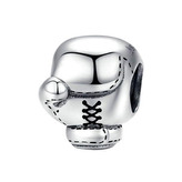 B0837 Stříbrný přívěšek korálek boxovací rukavice - sport