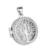 NB-4076 Stříbrný přívěšek otevírací - medajlon strom života
