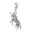 NB-8180 Stříbrný přívěšek korálek jednorožec - zvířátka