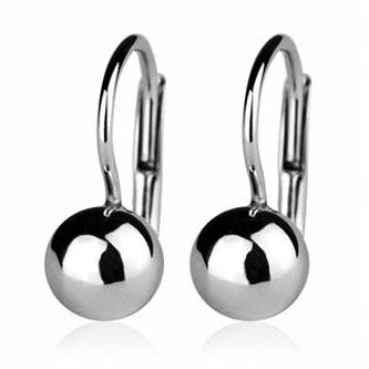 ZB23456-DP Stříbrné náušnice pecky duté