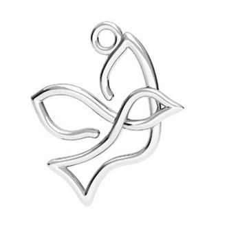 KST1117 Stříbrný komponenta ptáček - zvířátka