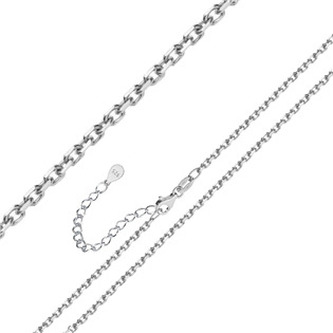 NB-7055-50 Stříbrný řetízek očkový ANKER, tl. 1,3 mm