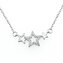 NB-2181 Střibrný náhrdelník se hvězdami