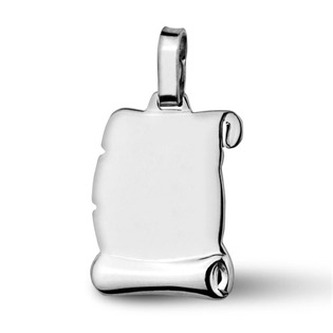 ZB51587 Stříbrný přívěšek pergamen