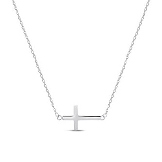 NB-2333 Střibrný náhrdelník s křížem