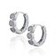 NB-3542 Stříbrné dámské náušnice