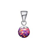 NBP40-OP39 Stříbrný opálový přívěšek - kulička 5 mm