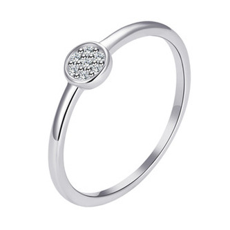 NB-5549-52 Minimalistický stříbrný prsten