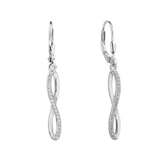 NB-3387 Visací náušnice se zirkony