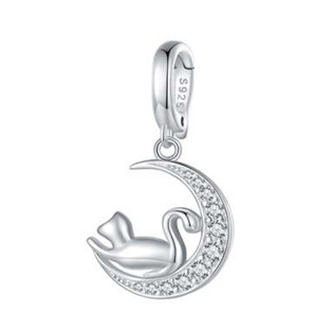 NB-8279 Stříbrný přívěšek korálek na náramek - zvířátka