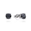 NB-3888-05 Stříbrné náušnice s černými zirkony 5mm