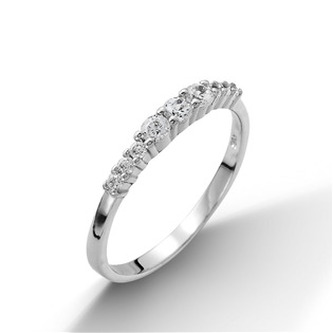 NB-5006-56 Stříbrný prsten se zirkony