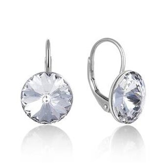 NB-3578 Stříbrné náušnice se zirkony