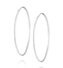 NB-3485 Stříbrné náušnice kruhy 55 mm