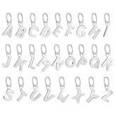 NB-4488-Q Drobný stříbrný přívěšek - iniciála písmeno - iniciála "Q"