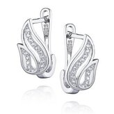 NB-3011 Stříbrné náušnice se zirkony