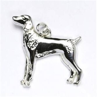 CS3107 Stříbrný přívěšek pes ohař - zvířátka