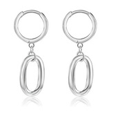 NB-3724 Visací stříbrné náušnice