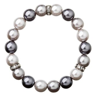 Perlový náramek 33061.3 grey Evolution Group