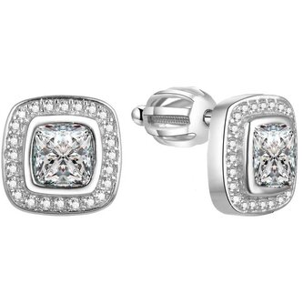 Stříbrné náušnice se zirkony TAGUP1604S Beneto