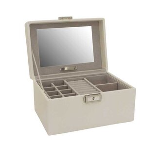 Designová krémová šperkovnice Milano 20142-9 Friedrich Lederwaren