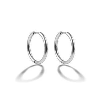 Elegantní kruhy z oceli EWE25039S Emily Westwood / Průměr: 1,5 cm