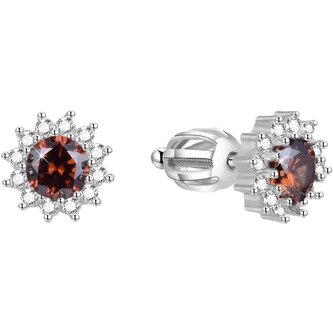 Stříbrné náušnice se zirkony AGUP1608S Beneto