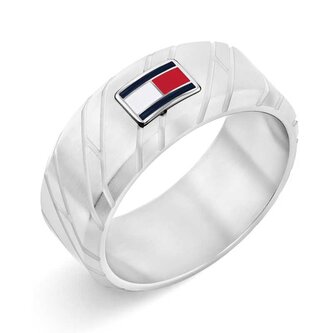 Ocelový prsten pro muže Lars 2790574 Tommy Hilfiger / Obvod: 62 mm - 62 mm