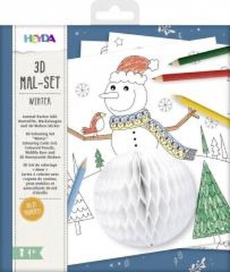 Malowanka 3D - Zima