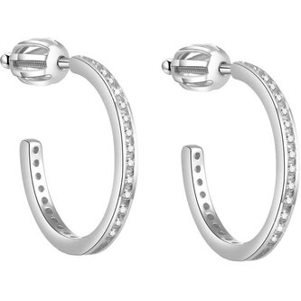 Stříbrné náušnice kruhy AGUP1454S Beneto