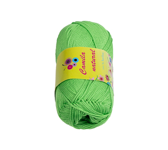 Příze CAMILA natural - Zelená - 50g / 125 m